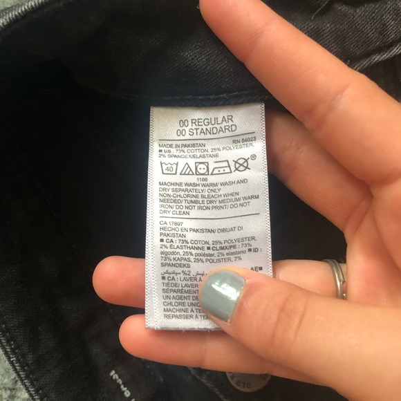 Size 00 Custom Painted Old Navy Jeans - Picture 6 of 14